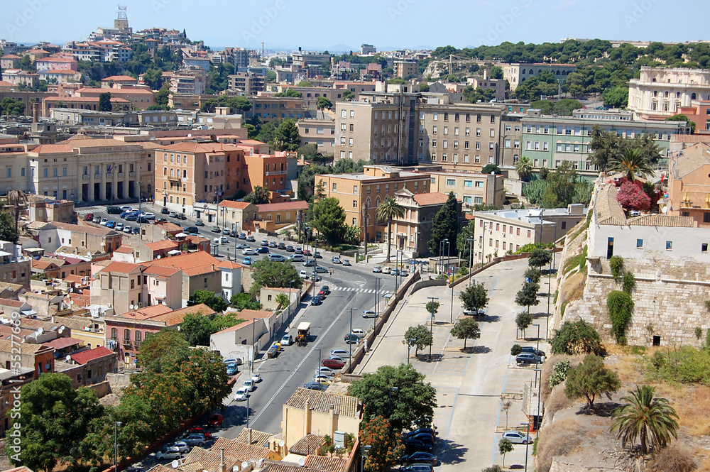 Obraz premium Cagliari from Elefant Tower