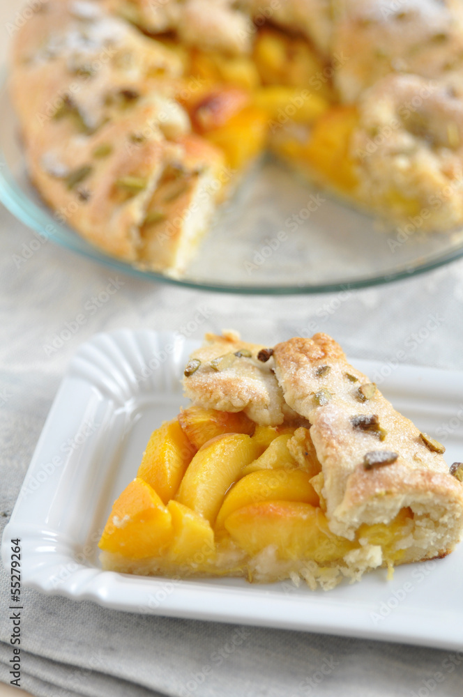 Pfirsich Galette Pfirsich Galette