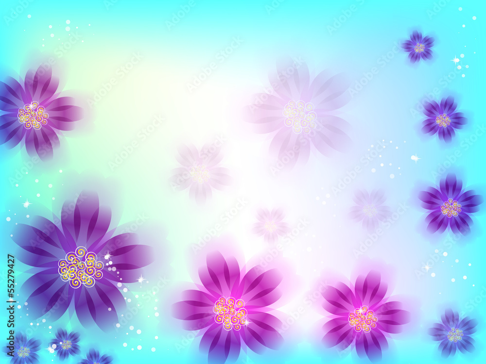 Obraz premium Beautiful flower background