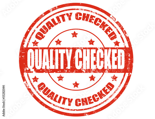 Quality checked-stamp