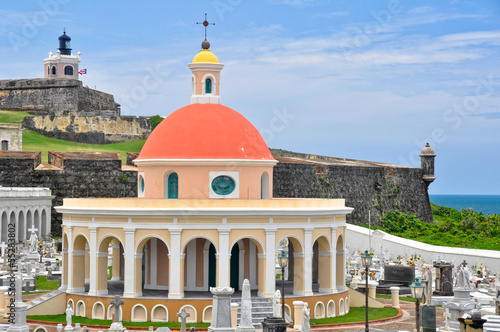 Santa Maria Magdalena cemetery, old San Juan (Puerto Rico) photo