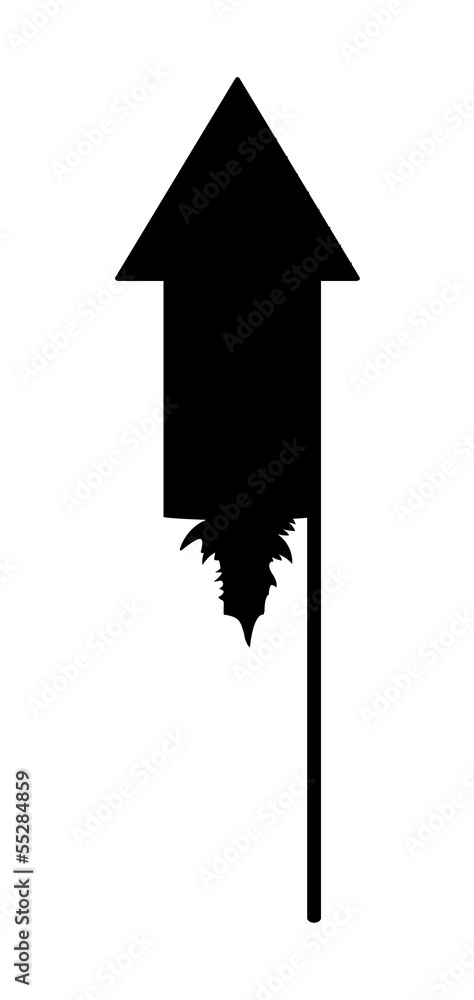 Diwali Rocket Crackers Silhouette Diwali Rocket Crackers Silhouette