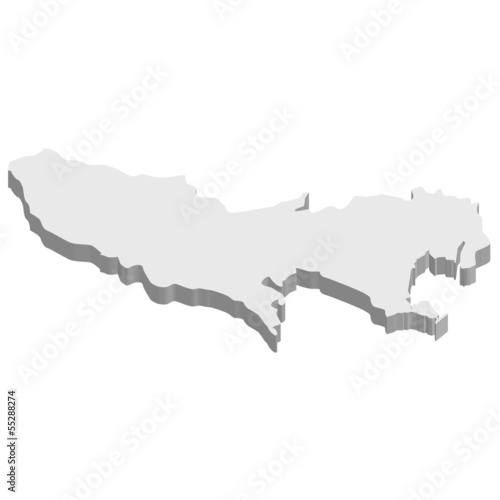 東京　地図　3D