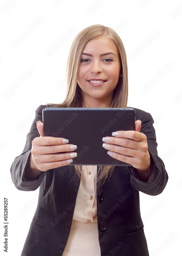 Happy businesswoman Happy businesswoman