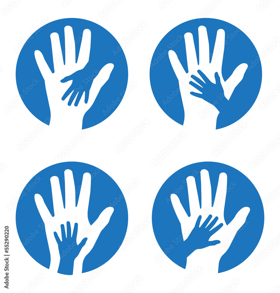 Fototapeta premium concepts with the image of hands