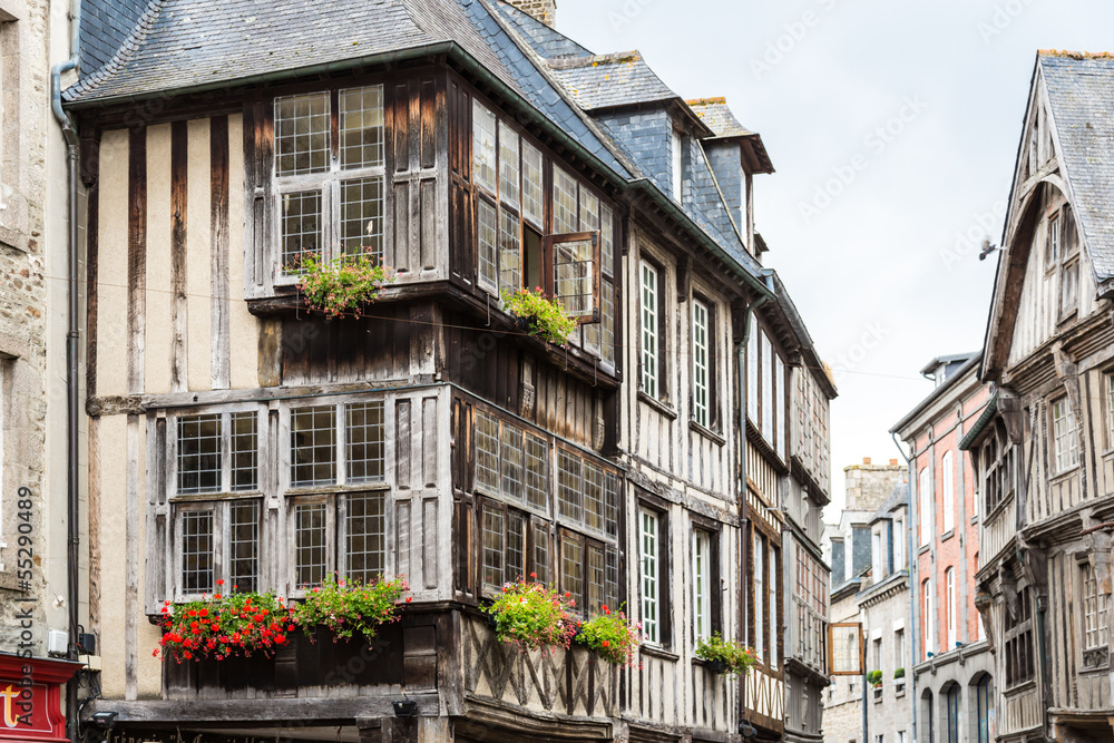 Fototapeta premium Typical House Rennes, French