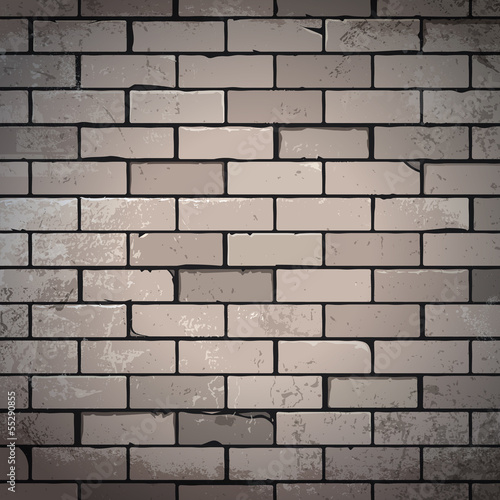 Unsaturated brick wall