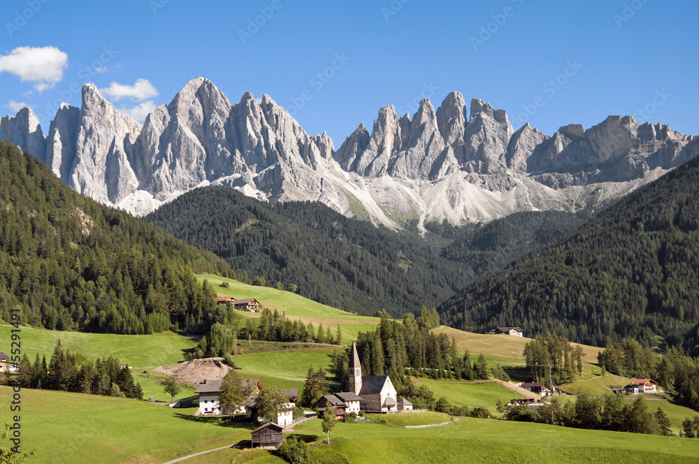 Odle,Val di Funes,Sudtirol,Italia