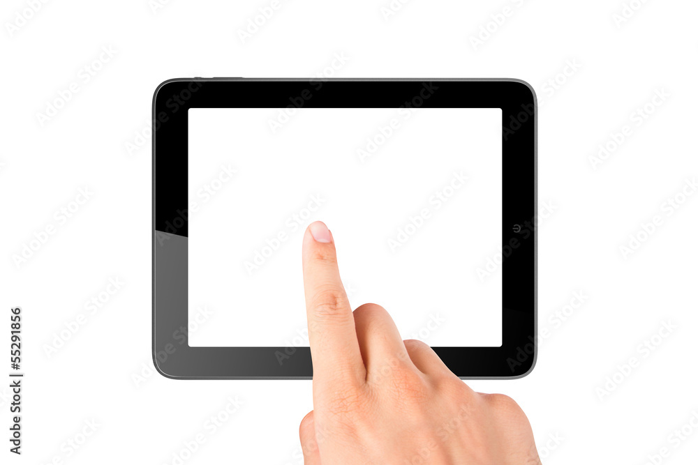 Hand and Smart Phone with Blank Screen Hand and Smart Phone with Blank Screen