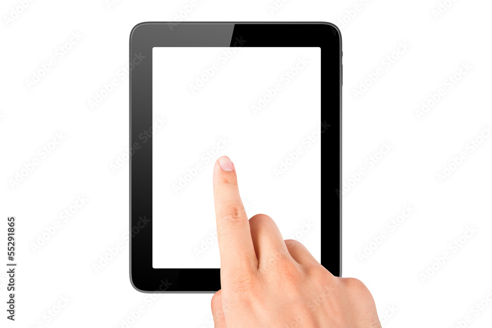 Hand and Smart Phone with Blank Screen Hand and Smart Phone with Blank Screen