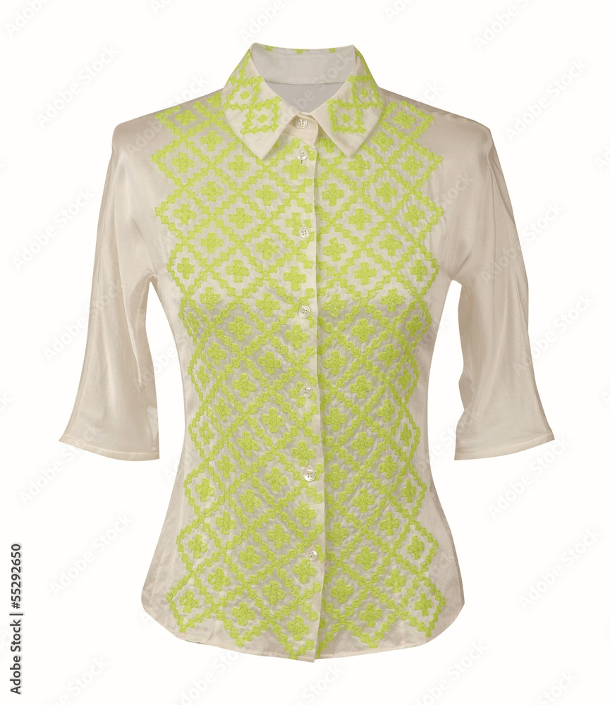silk blouse