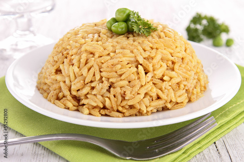 plate of rice