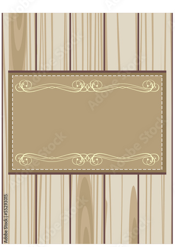 wooden sign