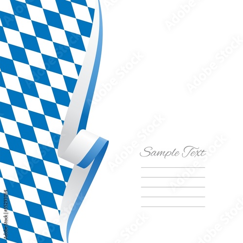 Fotografie, Tablou Bavarian left side brochure cover vector