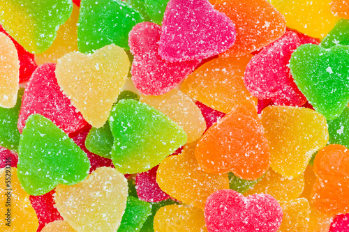 Colorful fruit candy photo