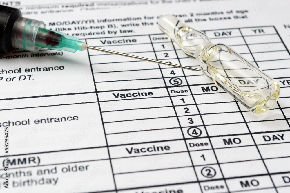 Fototapeta premium Vaccine concept