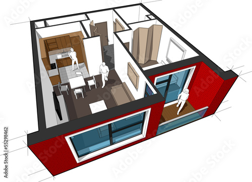 Apartment diagram