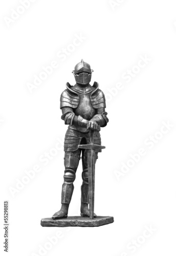 Knight in armor.