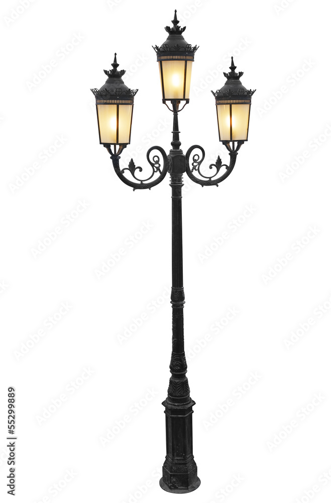 Vintage street lampot