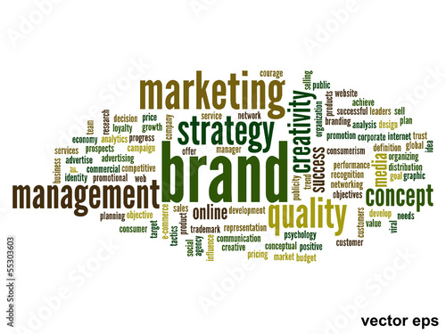 Vector conceptual business business word cloud