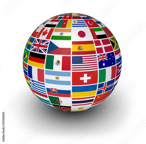 Globe International World Flags