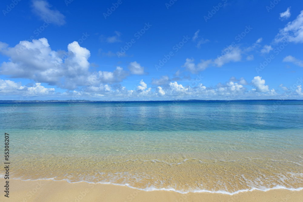 久高島の綺麗なサンゴの海と夏空 Stock Photo Adobe Stock 久高島の綺麗なサンゴの海と夏空 Stock Photo Adobe Stock