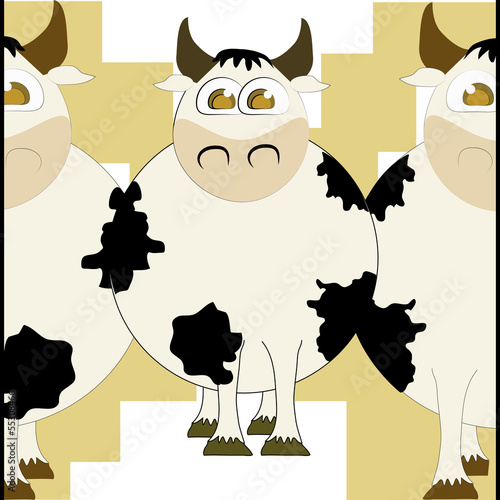 three cows