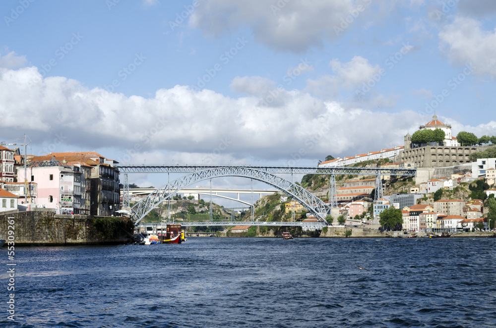 Obraz premium Dom Luis I bridge, Porto, Portugal