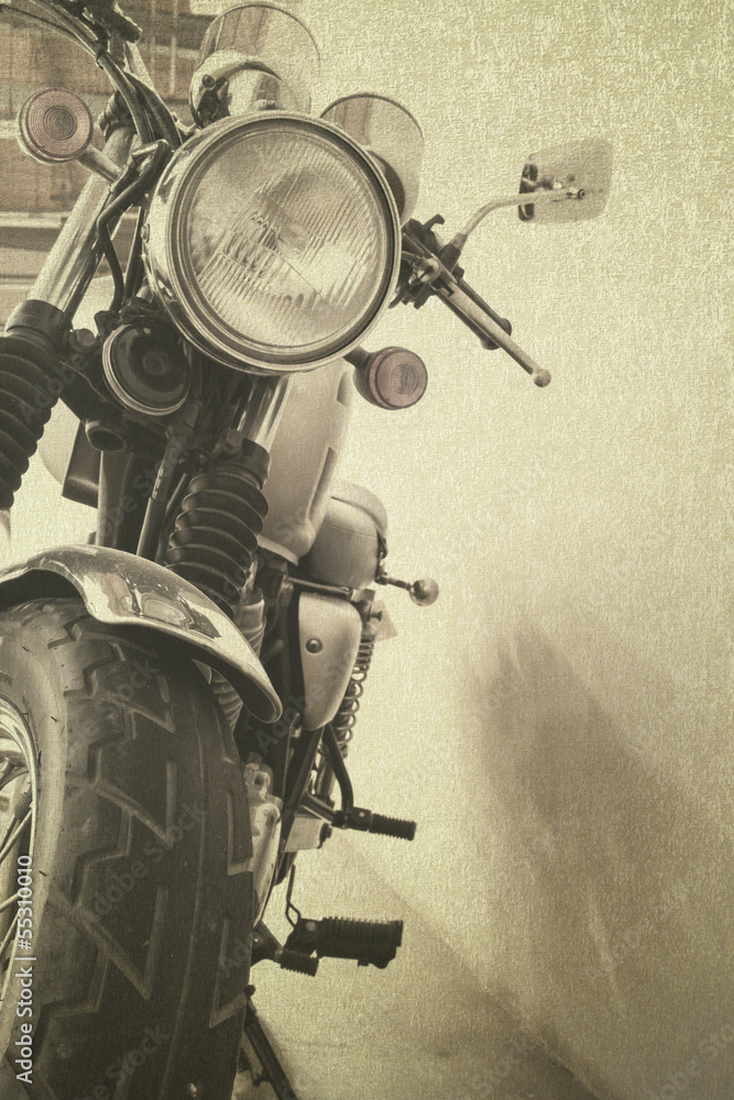 Obraz premium vintage background Motorcycle
