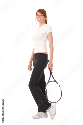 Female tennis player © zhagunov_a