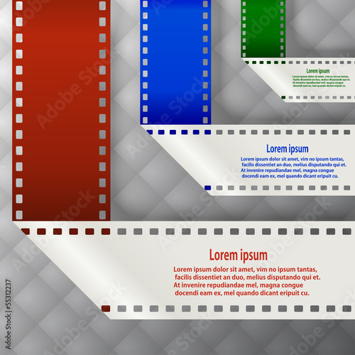Modern infographics options banner