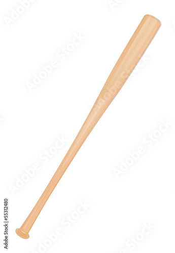 Wooden baseball bat