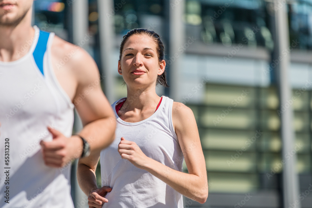 Competing - jogging in two Competing - jogging in two