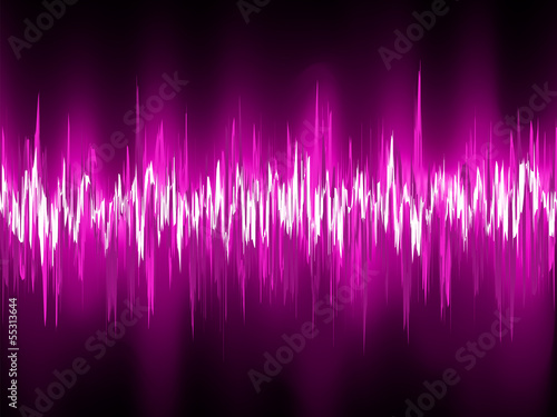 Abstract purple waveform. EPS 8