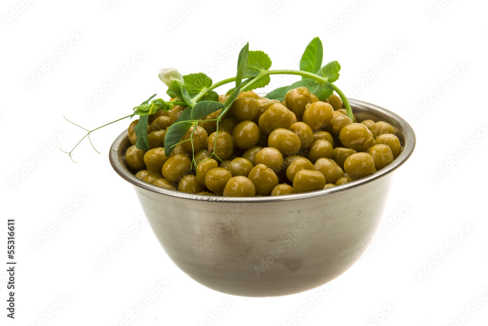 Marinated green peas Marinated green peas