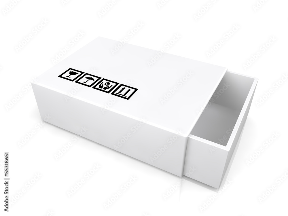 blank boxes isolated on white background blank boxes isolated on white background