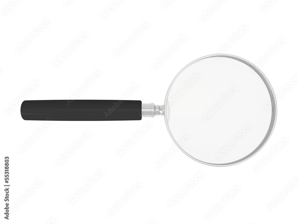 Magnifying glass isolated on white Magnifying glass isolated on white