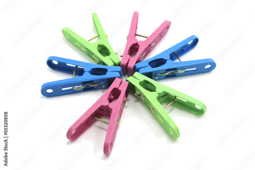 Colorful clothes pins Colorful clothes pins