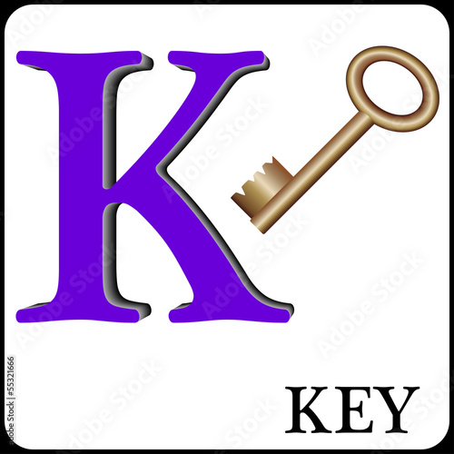 Funny childrens the English alphabet with pictures