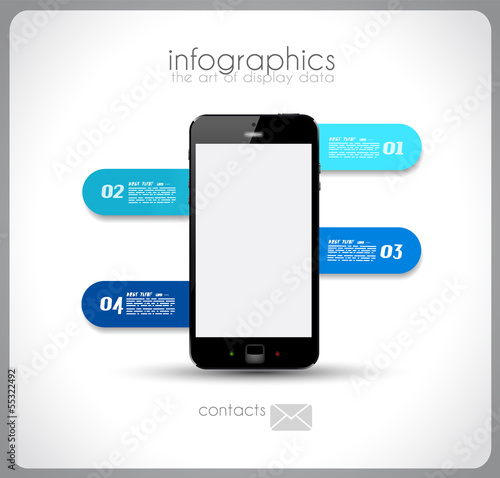 Infographics concept to display your data