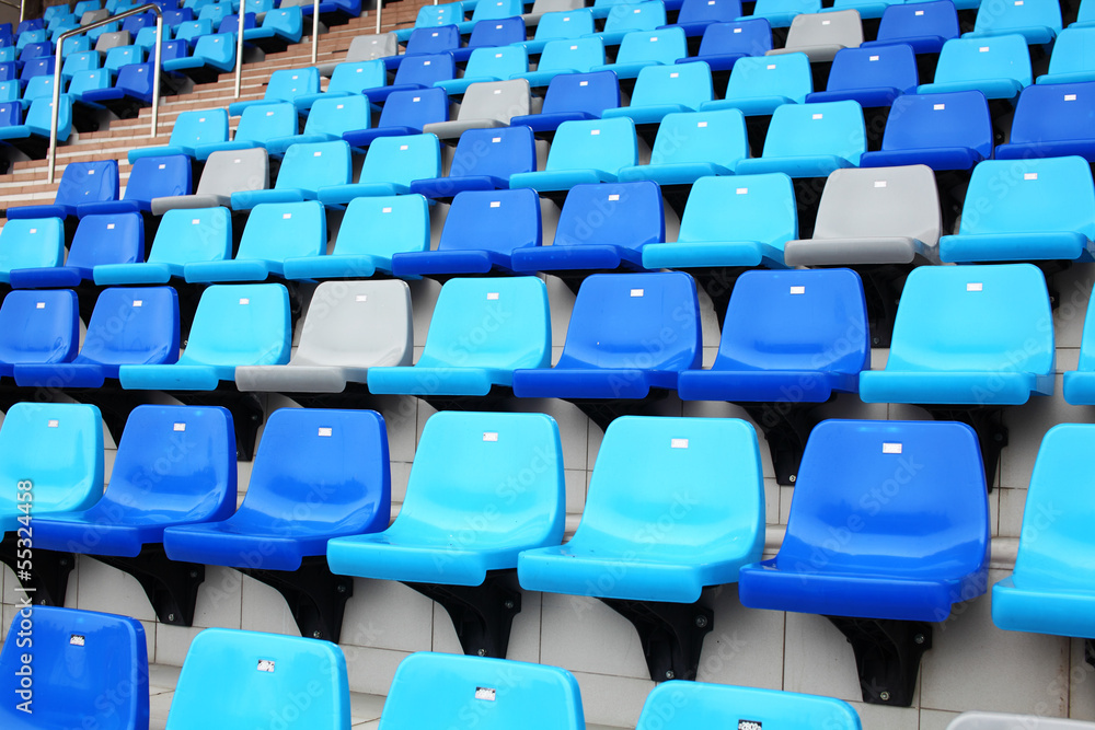 Naklejka premium Audience seat in stadium