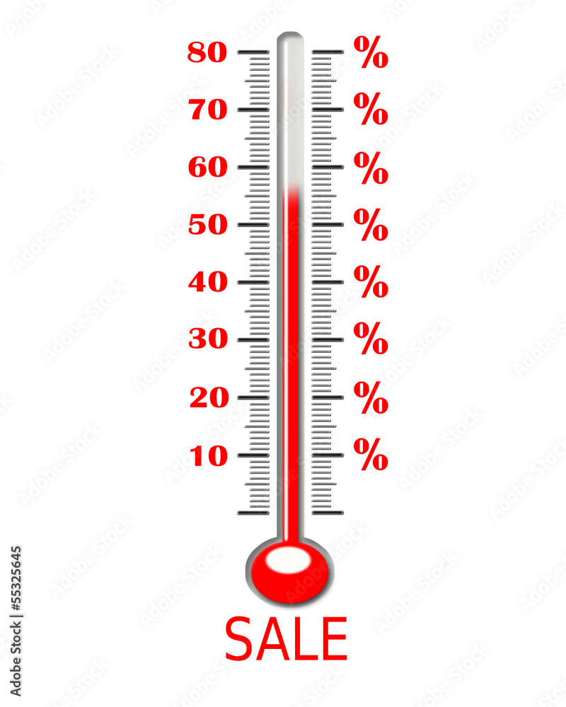 Sale thermometer Sale thermometer