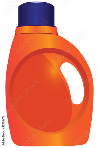 Container washing powder