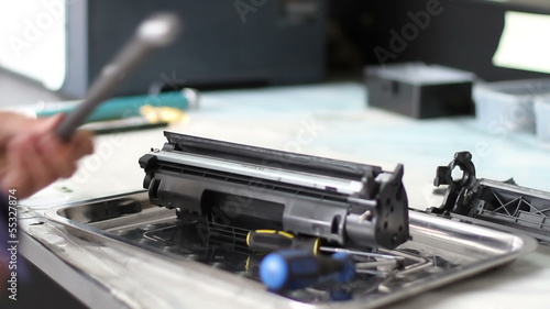 toner cartridge assembly photo