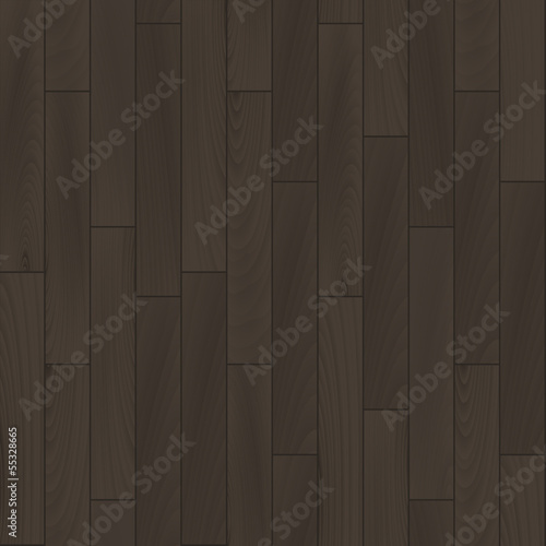 Realistic dark grey wooden floor seamless pattern, vector