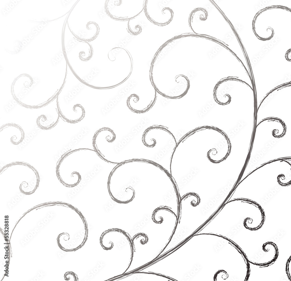 Abstract background curly branches Abstract background curly branches