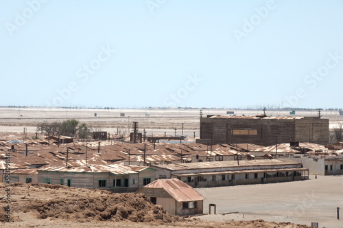 Saltpetre works of Humberstone, deserted town in Chile