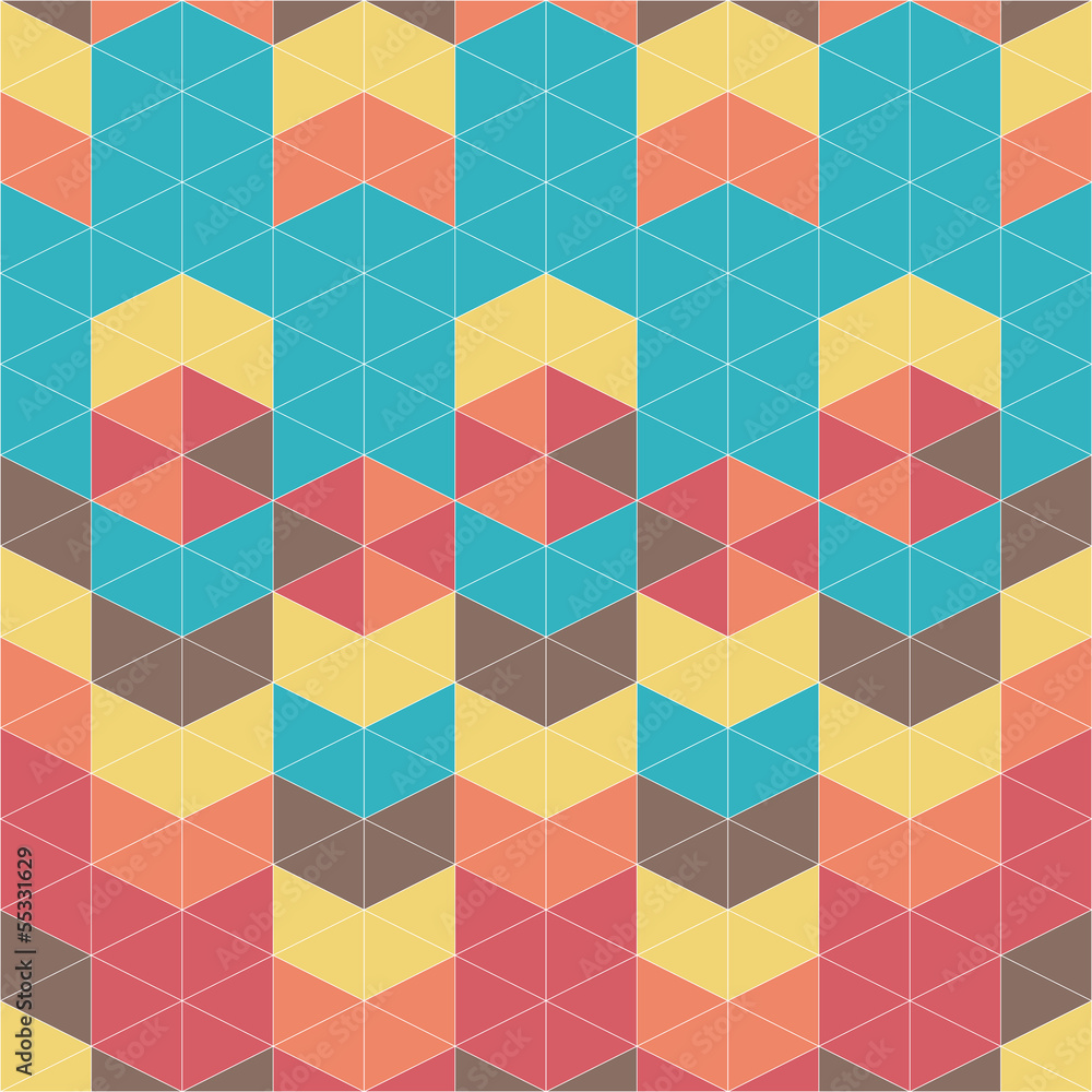 Fototapeta premium abstract retro geometric pattern