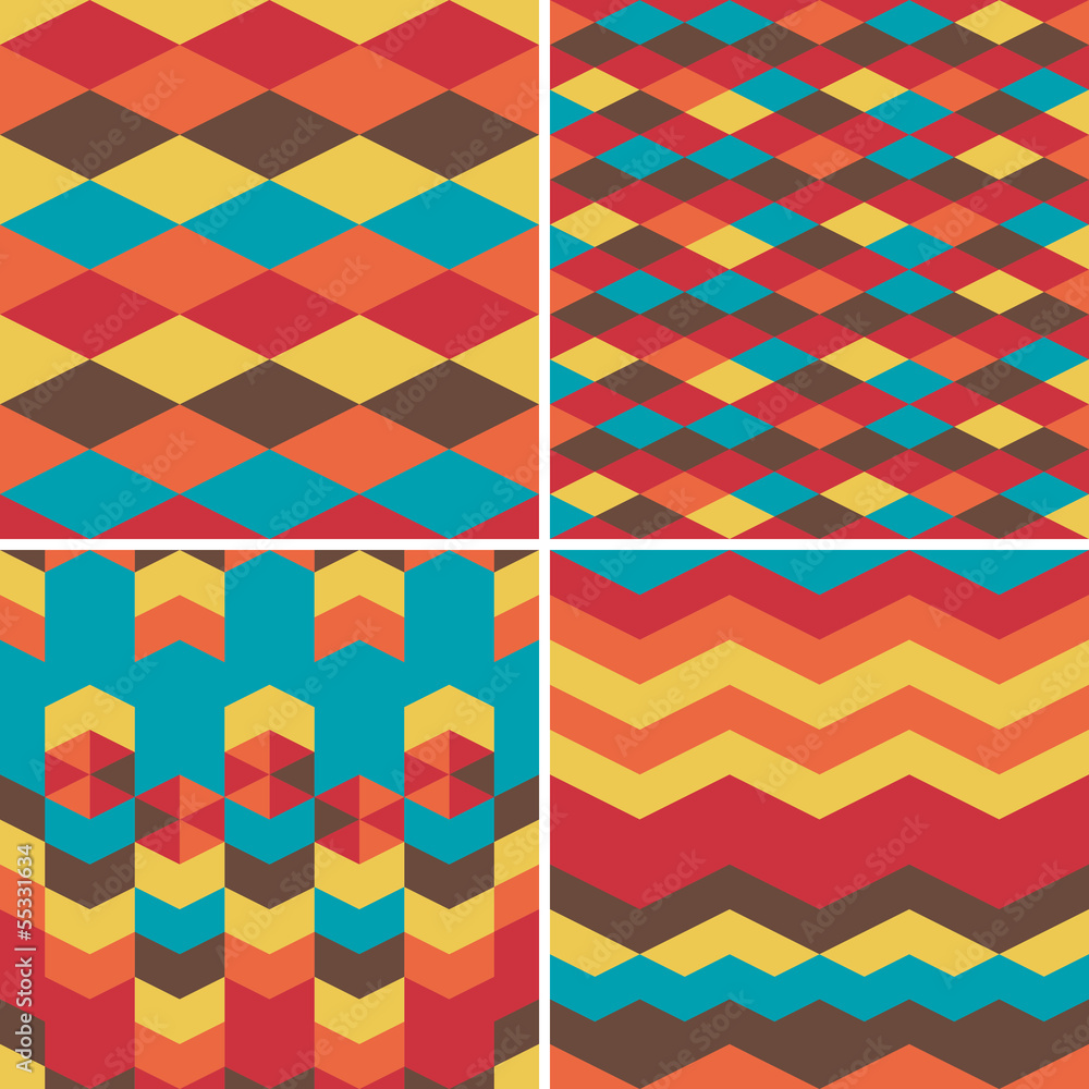 abstract retro geometric pattern abstract retro geometric pattern
