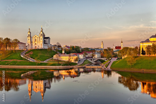view of the city of Vitebsk, Belarus photo